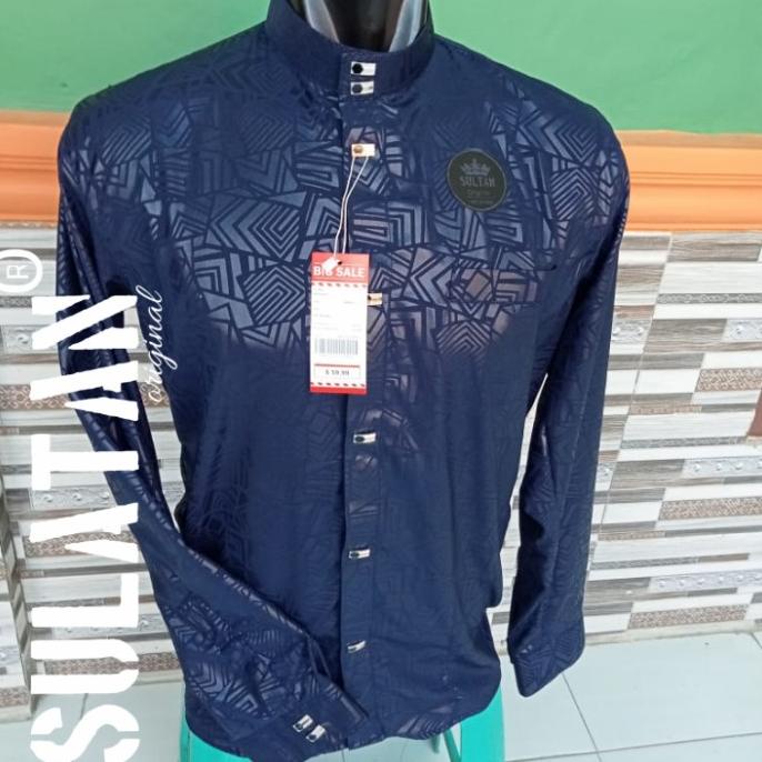 TERMURAH kemeja Koko sultan pria tangan panjang original merek sultan /BAJU KOKO PRIA/BAJU KOKO DEWA