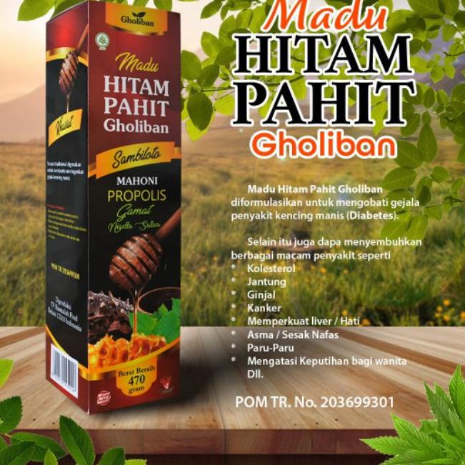 

✬ Hitam Pahit Insuline Gholiban Extra Propolis Gamat Gold 470gr ✮