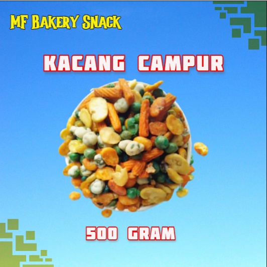 

Kacang Campur Kacang Mix Kacang Polong 500 gram