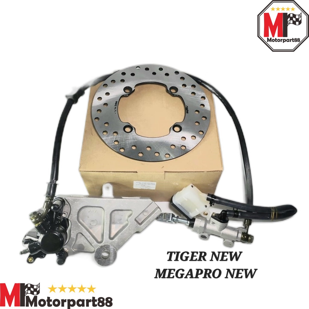 REM CAKRAM BELAKANG ASSY KOMPLIT MASTER SET  TIGER NEW MEGAPRO NEW KNZ