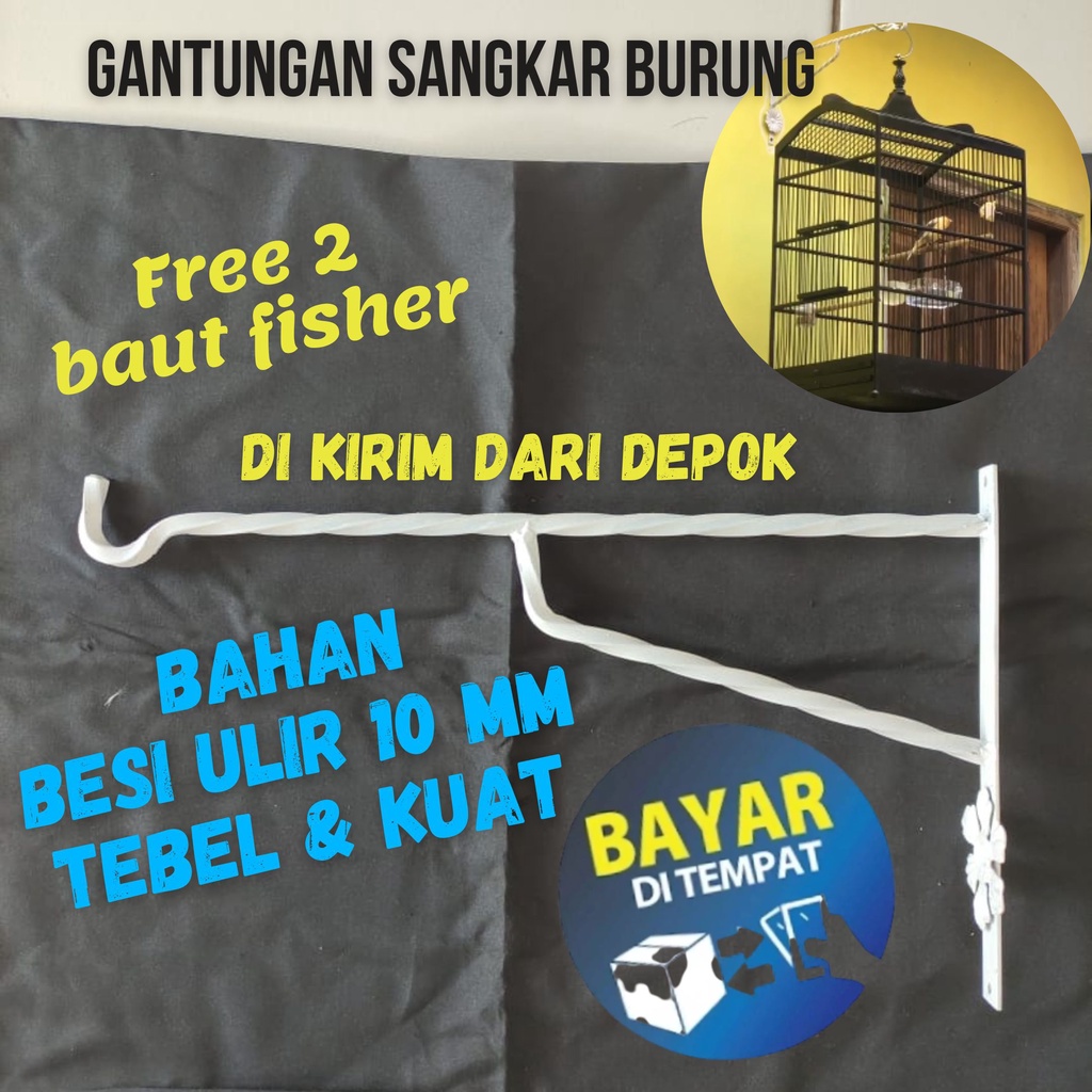 GANTUNGAN SANGKAR BURUNG / GANTUNGAN SANGKAR / GANTUNGAN SANGKAR BURUNG DINDING