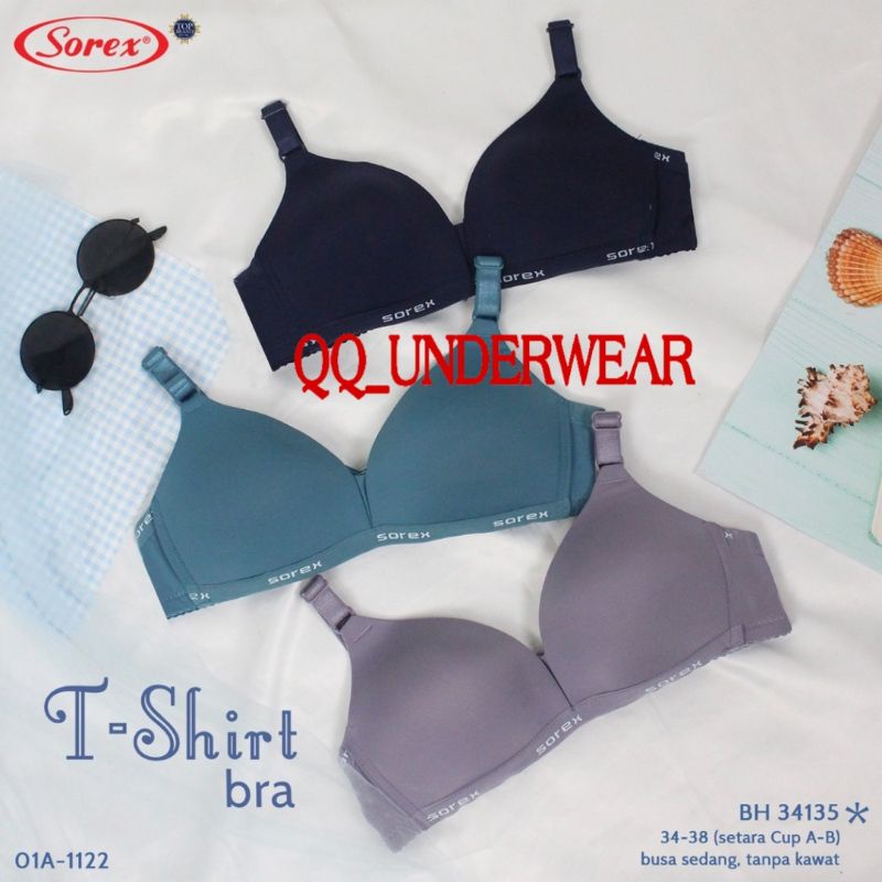 Bra SOREX 34135 / BH Sorex Tanpa Kawat / T-shirt Bra Sorex / Bh Sorex 34135