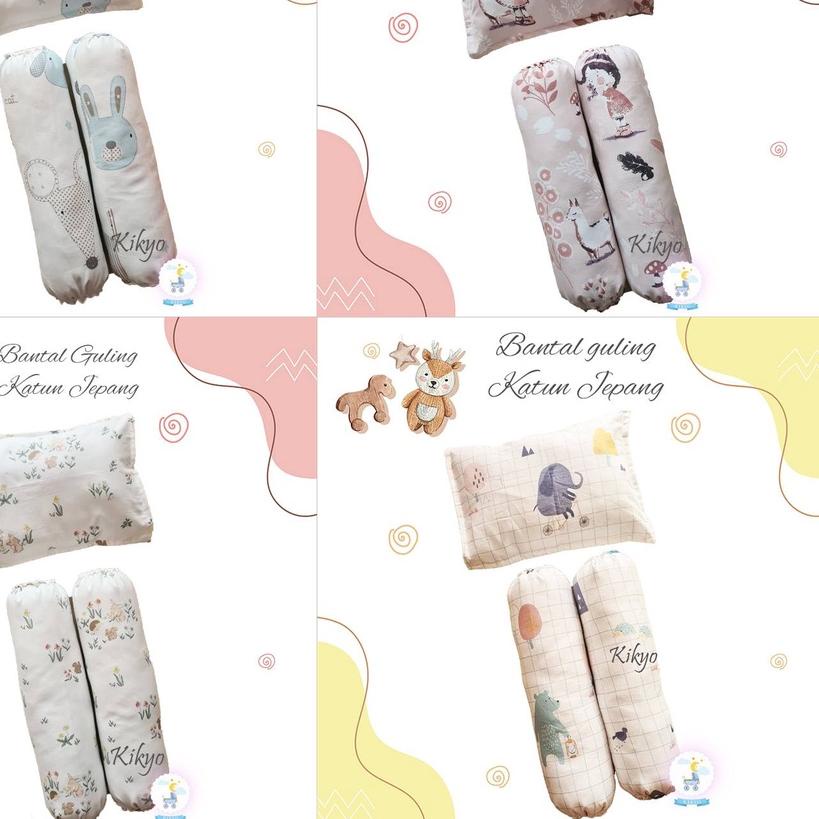 ✦ Bantal guling bayi katun jepang / sarung bantal guling bayi katun jepang ♦