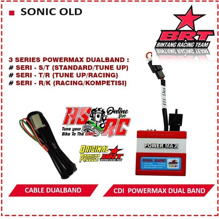 Obral Cdi Racing Brt Power Max Dual Band Honda Sonic Lama Harian Balap