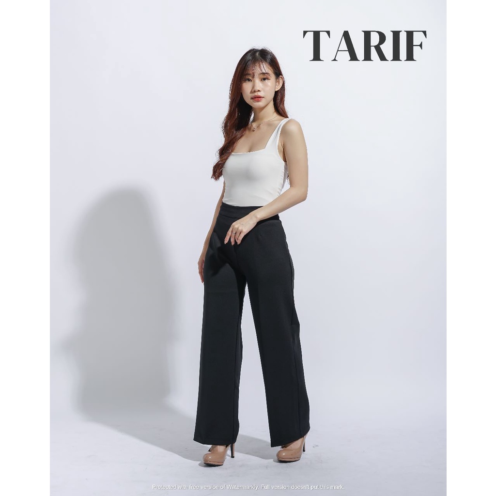 MULAN CELANA KULOT WANITA - By Tarif - CELANA PANJANG WANITA - CELANA HIGHWAIST (L119)