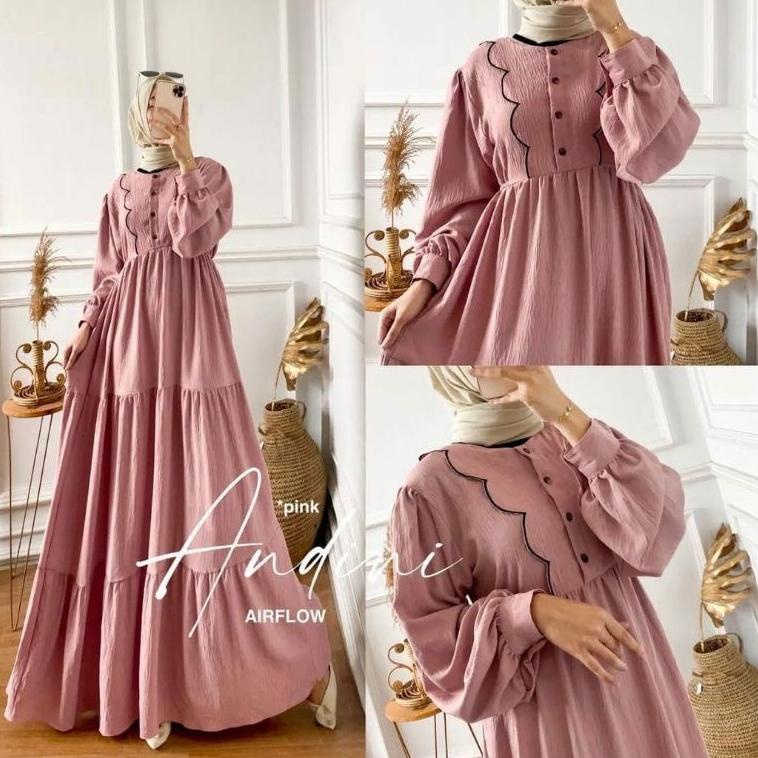 HOT SALE ANDINI BORDIR DRESS MAXY CRINGKEL AIRFLOW