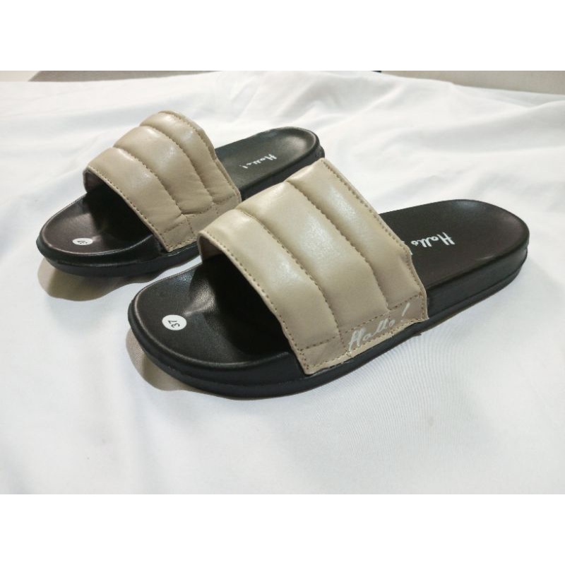 Hello Gio Sandal Cewek Slop Korean Style Sandal Slide Wanita