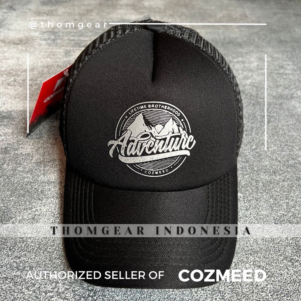 THOMGEAR COZMEED Topi Jaring Trucker Mount ADV Gunung Baseball Pria Wanita Jaring Trucker Hat Premium Outdoor Probolinggo