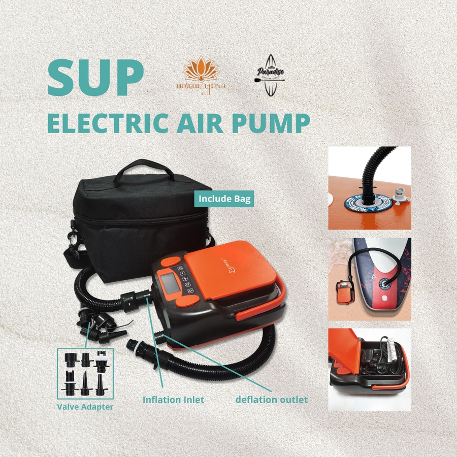 Pompa Elettrica Per SUP E Gonfiabili | 20 PSI, Doppio Stadio E Spegnimento Automatico | Alimentazione 12V Auto - Foto 3