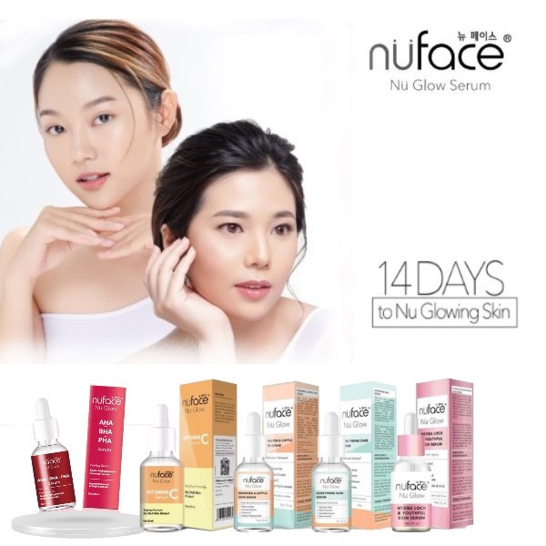 BISA  COD - NUFACE SKINCARE SERUM ACNE, SERUM BRIGHTENING, CREAM ACNE &amp; BRIGHTENING SUN SHIELD, LIPTIINT JUICY, SUNSCREEN