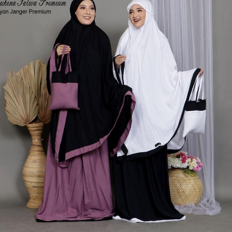 LANGSUNG ATC MUKENA RAYON JUMBO PREMIUM MOTIF / MUKENA JUMBO POLOS | MUKEANA SALWA | MUKENA BALI DEW