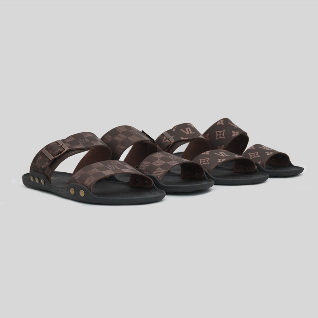 Sandal Pria Terbaru VINCENZ8 Sandal Strap Pria Kulit VINCENZ8 Original Pria Slide Import Sandal Kulit Pria