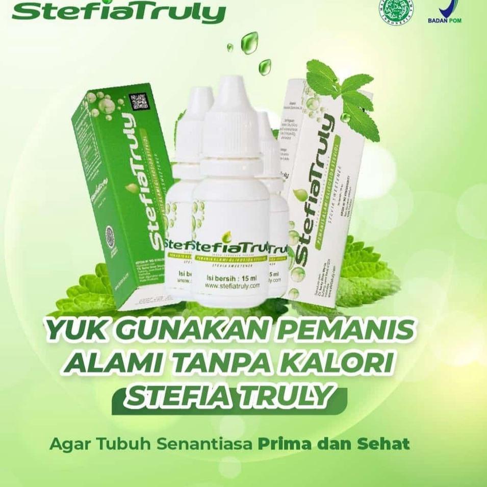 

☏ Pemanis Alami Stefia / Gila zero kalori Stevia / Gula tetes 15 ml ➭