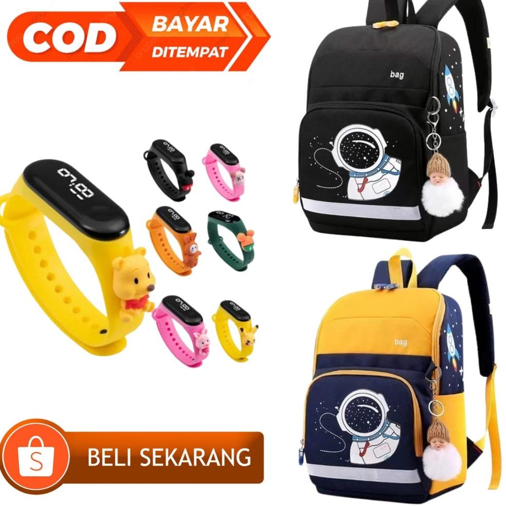 HARGA SPESIAL NIQABIS TAS RANSEL ANAK ASTRONOT TAS SEKOLAH LAKI LAKI PG PAUD TK SD BAHAN KANVAS ANAK
