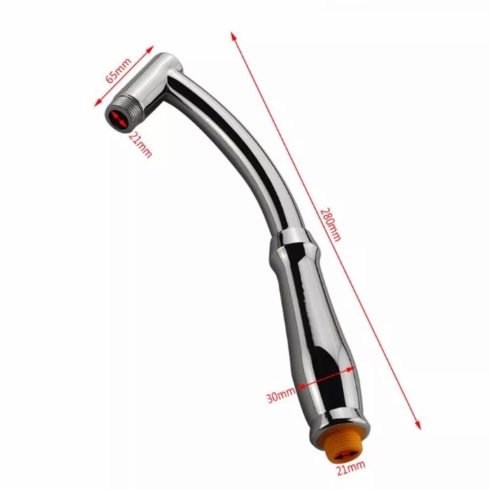 Gagang pipa shower pegangan shower handle arm / shower extension PVC ORIGINAL