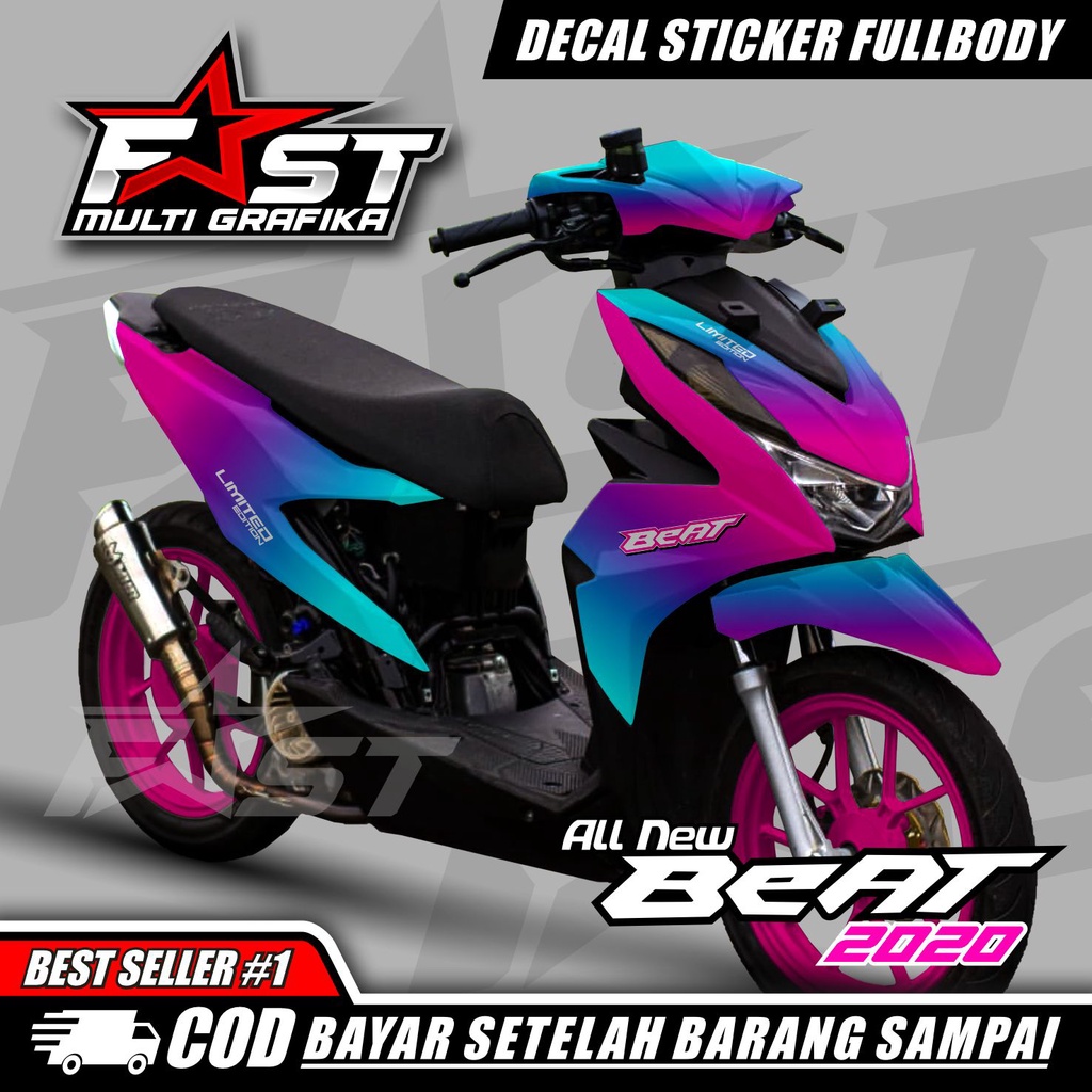 DECAL HONDA BEAT DELUXE 2022 - DECAL BEAT DELUXE 2022 VARIASI BUNGLON