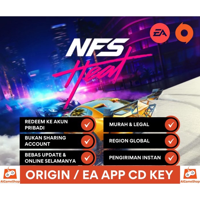 Need for Speed: Heat Original PC Games Origin / EA App