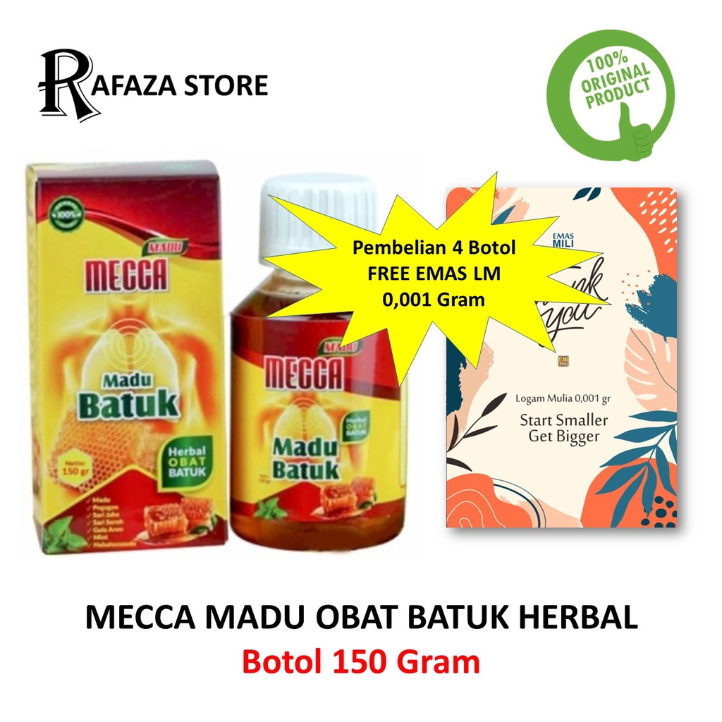 

Madu Batuk Mecca 150 Gram