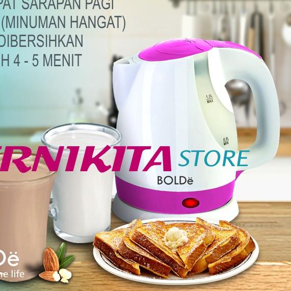 ✴ BOLDe SUPER KETTLE - Teko Listrik Pemanas Air ➣