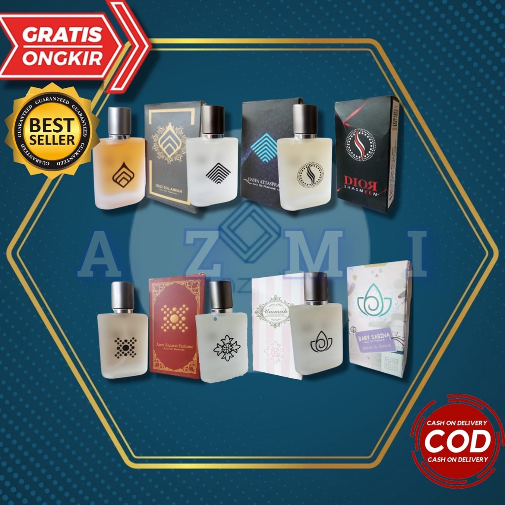 Promo Parfum By Azmi 30ml, Eau De Parfume Bacarat, Dior, Parfum Switzal 30 ml dijamin tahan lama!!!