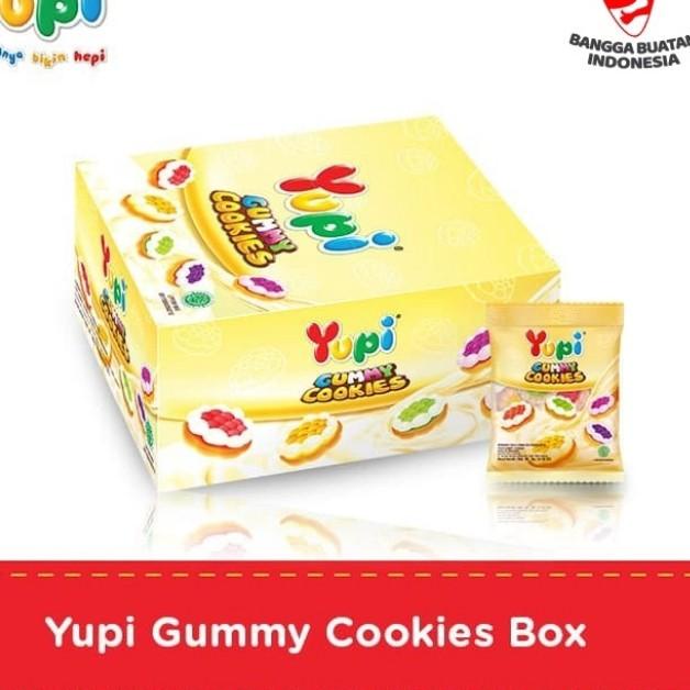 

Masih fresh Permen Yupi Gummy Cookies Box Isi 24Pcs 24 Pcs