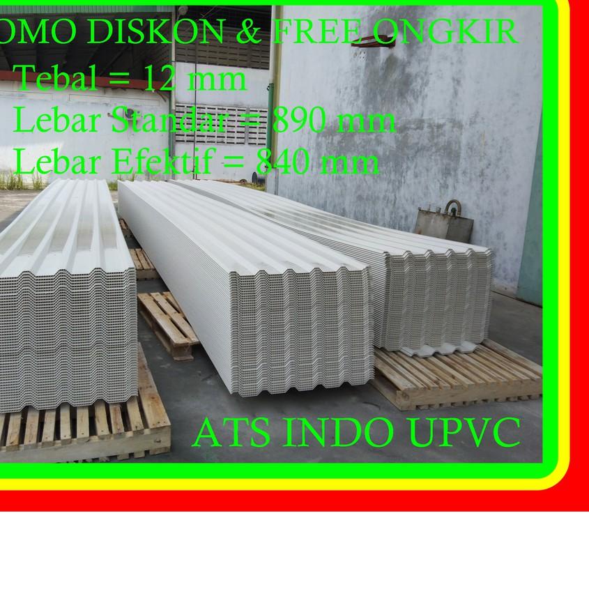 ℮ ATAP UPVC Lebar 890mm Tebal 12mm SETARA ALDERON 830 ➵