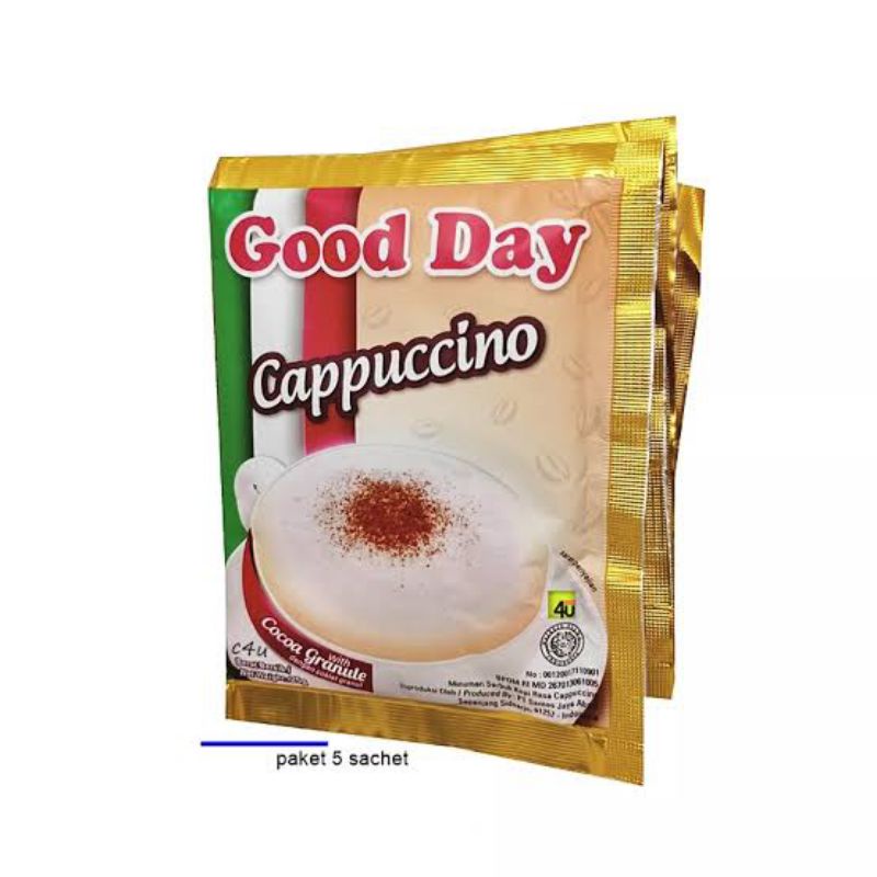 

Good Day Cappucino 10 X 25 Gram