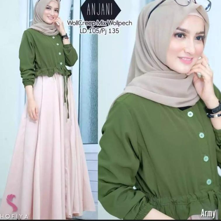 MURAH gamis Anjani dress