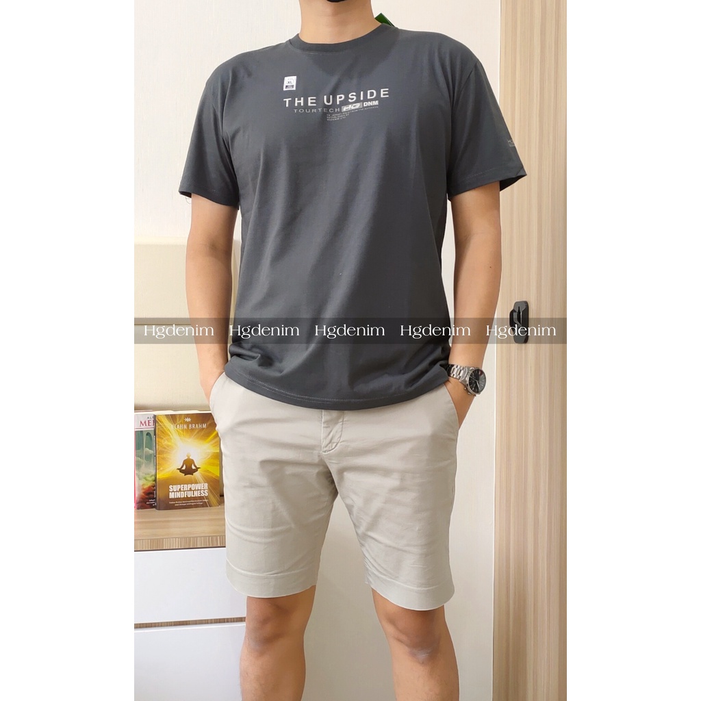 HG DENIM XXXL COTTON COMBED KAOS PRIA POLOS PENDEK OBLONG