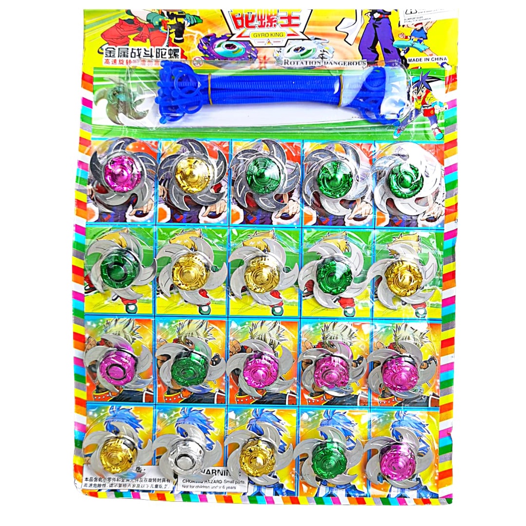 Gangsing Tarik Besi Mini - Mainan Anak Gangsing Tarik Fancy Kecil Murah