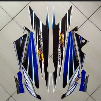 Striping Stiker List Body Standar Motor Honda Supra x 125 R 2005 Standar List SUPRA X 125 2005