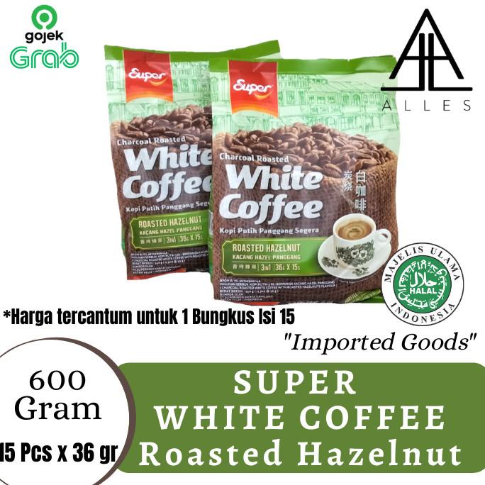 

Super White Coffee Hazelnut/ Roasted Hazelnut/ Kopi 600 gram roc04