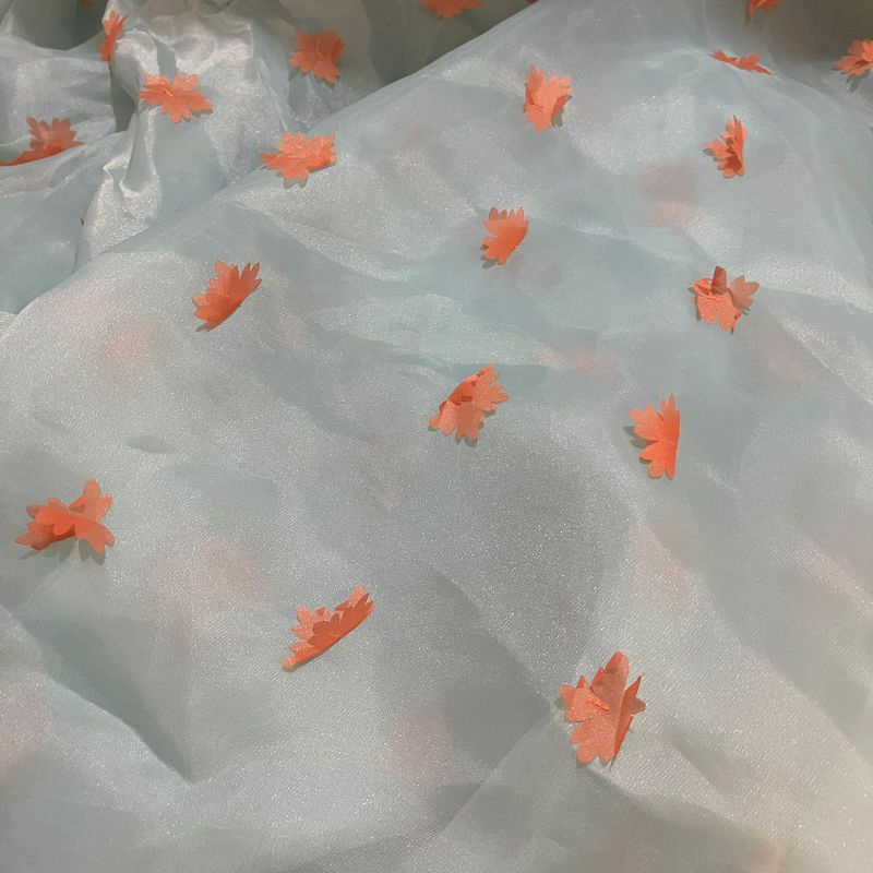 kain organza motif // kain organza premium // kain organdi // kain organza motif bunga // kain organ