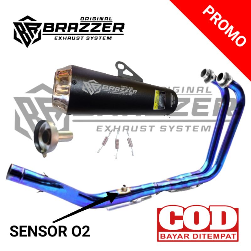 Knalpot racing Ninja 250 Fi R25 MT25 CBR250RR Ninja 250 Karbu Kawasaki Z250 FULLSISTEM original prod