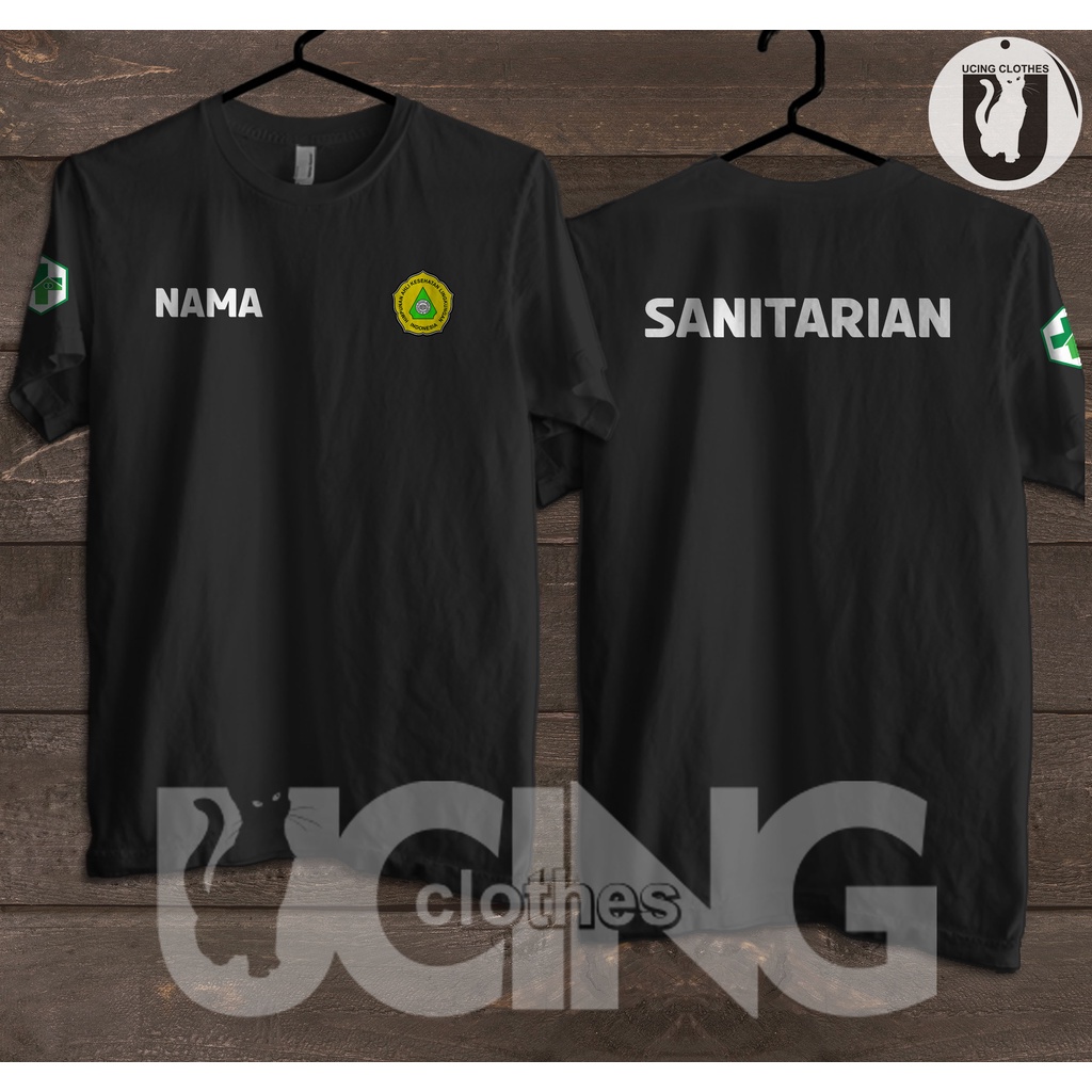Kaos Baju SANITARIAN Himpunan Ahli Kesehatan Lingkungan Indonesia HAKLI Logo Kaos Distro