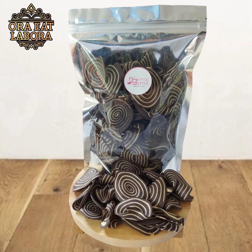 

Snack Kuping Gajah Coklat Jadul Contong Coklat Homemade Kualitas Premium - Ora Eat Labora