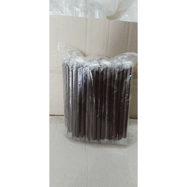 Pipet / sedotan  boba Hitam steril