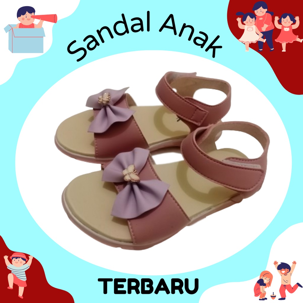 Sandal Anak Perempuan 5 Tahun | Sandal Siral Anak Anak | Sandal Selop Perempuan Terbaru