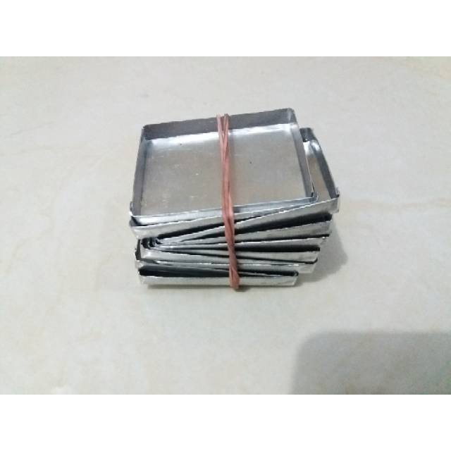 Cetakan kue sagon kotak 1pak isi 20Pcs