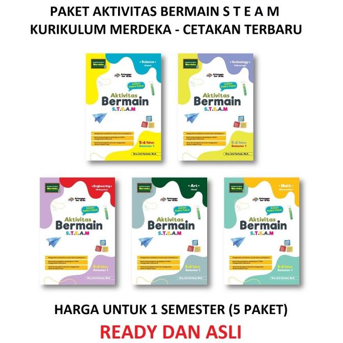 

Paket Aktivitas Bermain Steam Tk Paud Kurikulum Merdeka Erlangga