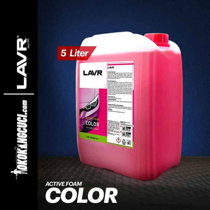 Terlaris Wash Touchless Shampoo Lavr Active Foam Color 5 Liter (1Pcs)