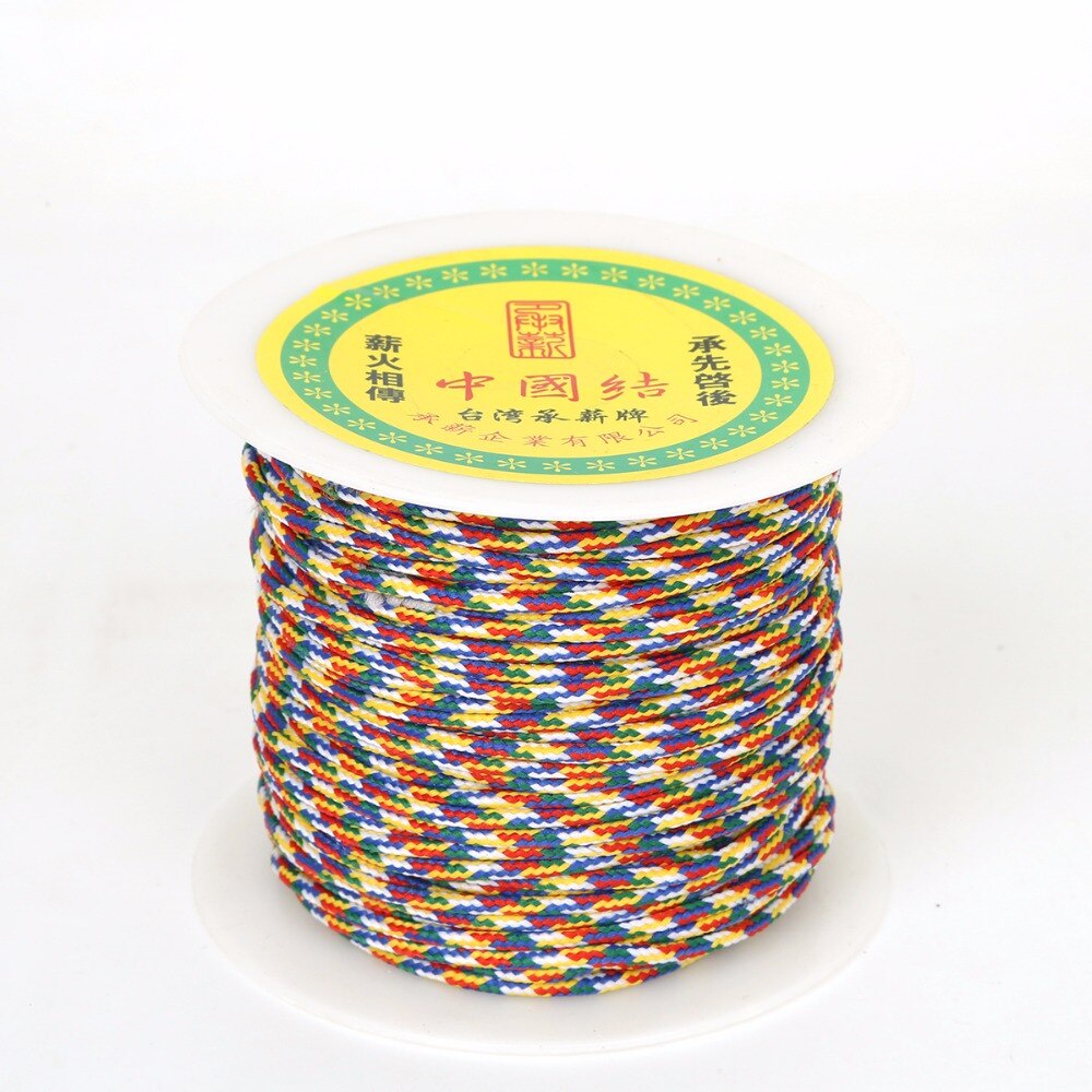 Tali Multi Warna Nylon Cords Thread Chinese Knot Pancawarna Lima Warna