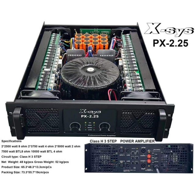Power Amplifier XSYS PX2.25 / PX-2.25 Class H 3 Step ORIGINAL