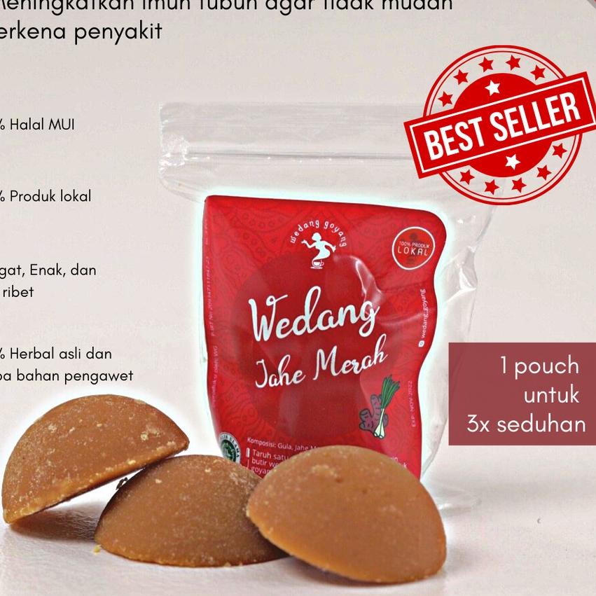 

♫ Wedang Goyang Jahe Merah Instan isi 5 pack / 15 seduhan ℗