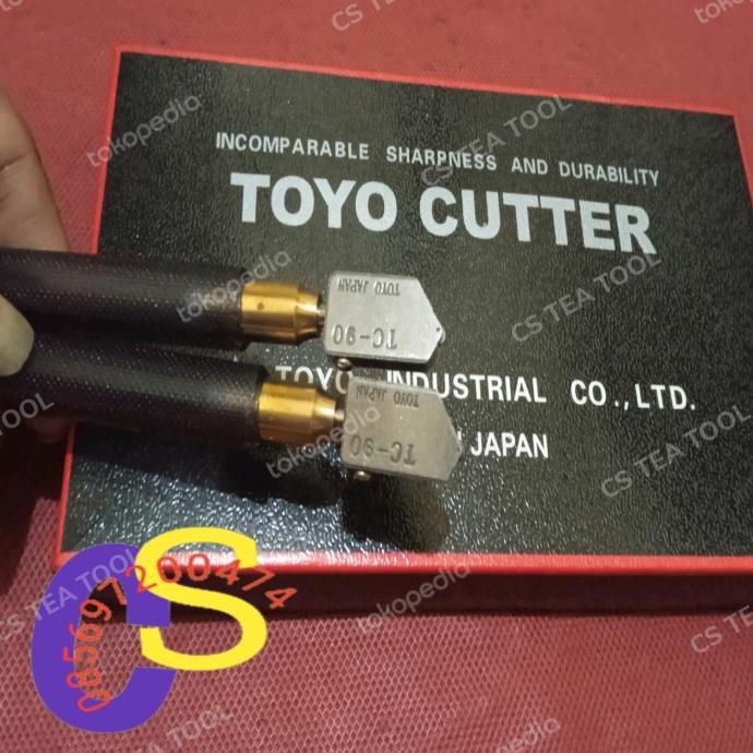 

Pisau Pemotong Kaca TOYO TC 90 Cutter Glass Ori JAPAN