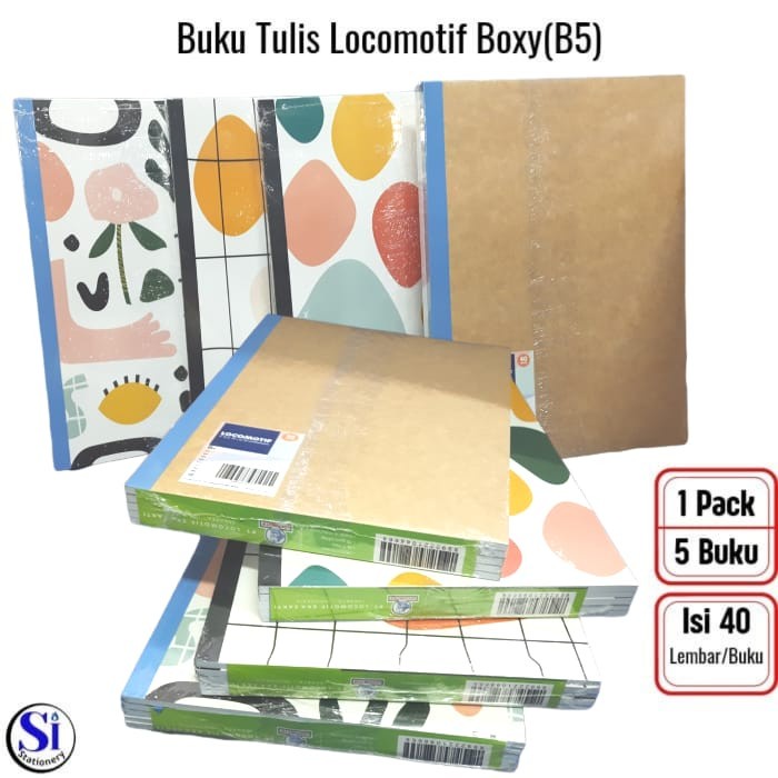 

Terlaris Buku Tulis Locomotif Premium B5 40 Lembar Isi 5 Pcs