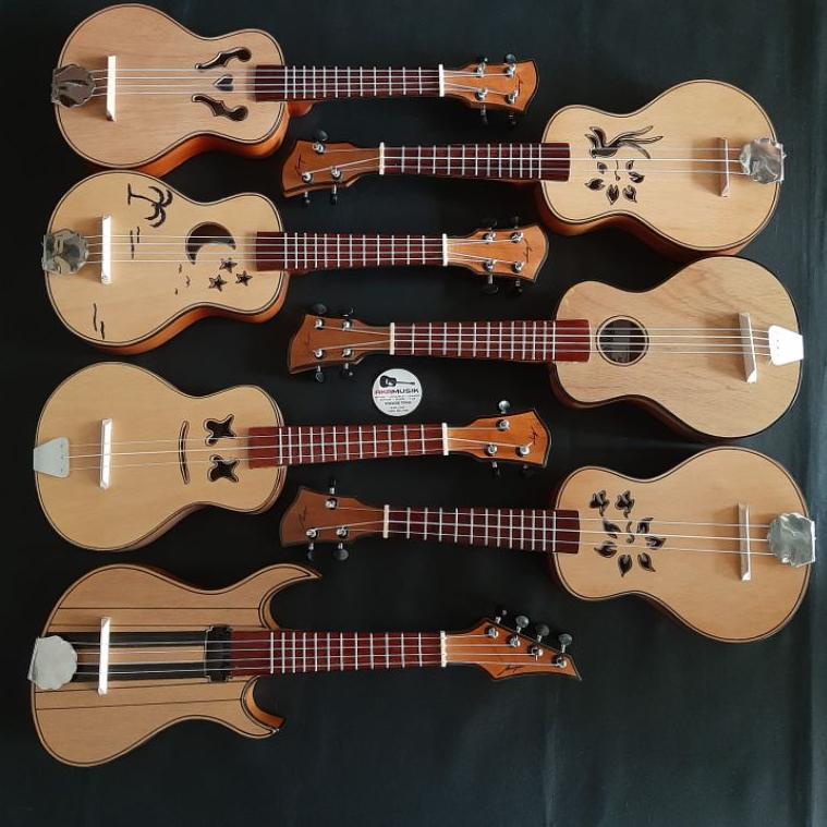 BOOMING ukulele kentrung pare tipis senar 3 dan senar 4 bonus pick
