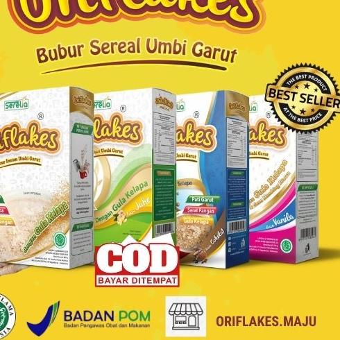 

➳ ORIFLAKES SOLUSI MAAG DAN ASAM LAMBUNG SEREAL UMBI GARUT 350 Gram ♙