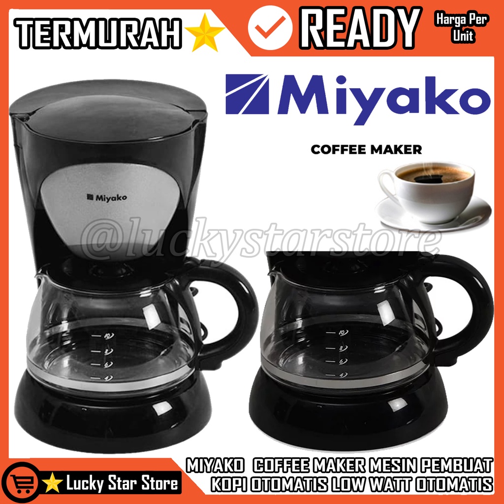 MIYAKO  COFFEE MAKER MESIN PEMBUAT KOPI OTOMATIS LOW WATT  MIYAKO COFFEE MAKER CM 127  PEMBUAT KOPI 