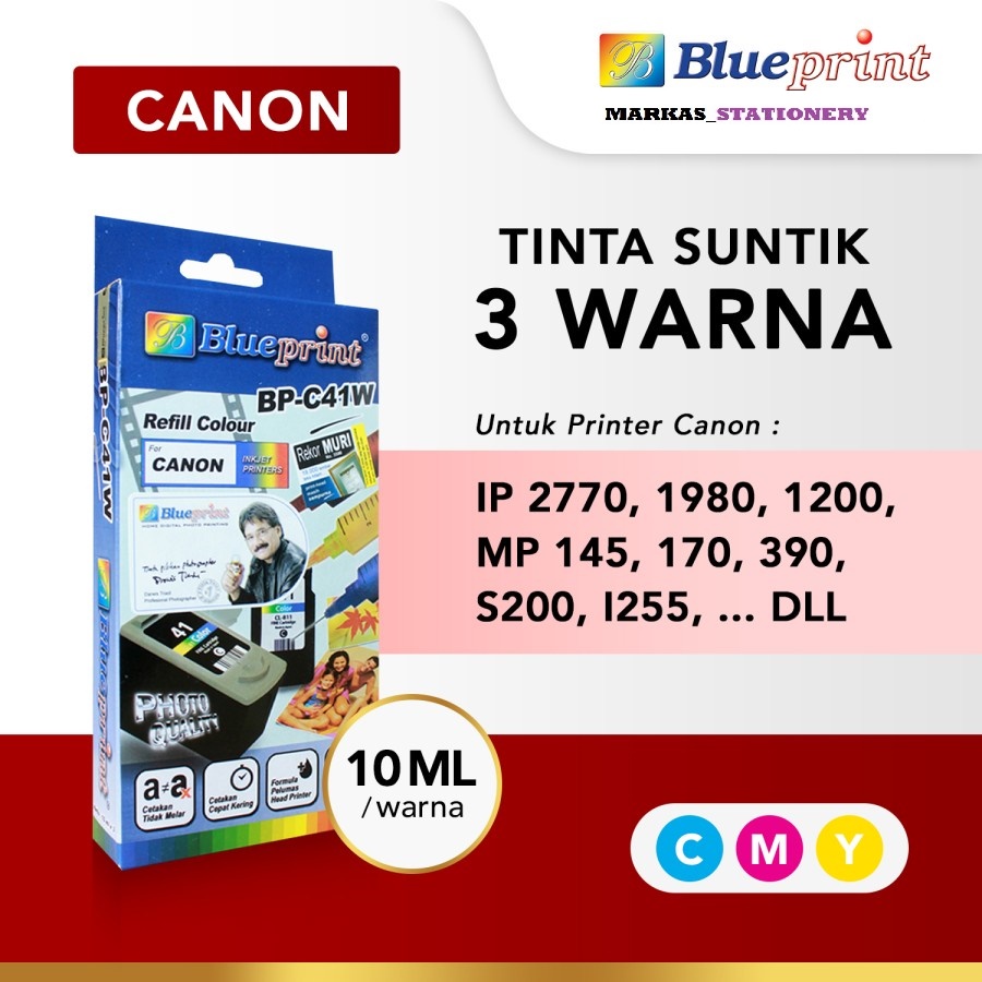 Tinta Suntik / Tinta Refill Canon BLUEPRINT For Printer Canon Warna